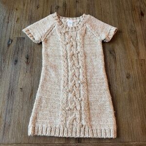 3/27$ Joe Fresh 15% Wool Beige Knit Toddler Dress size 5T